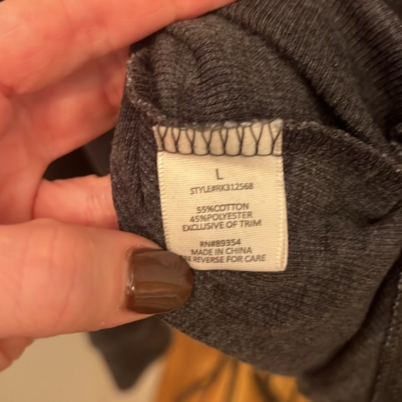 Ultra Flirt Henley Woman's Knit Shirt-Size L - Picture 7 of 7